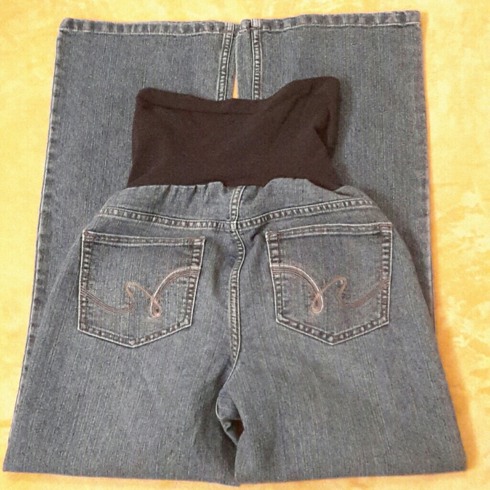 Motherhood Maternity Flare Jeans ( Medium Wash)K-6